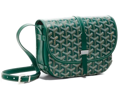 goyard belvedere green|Goyard belvedere pm vs mm.